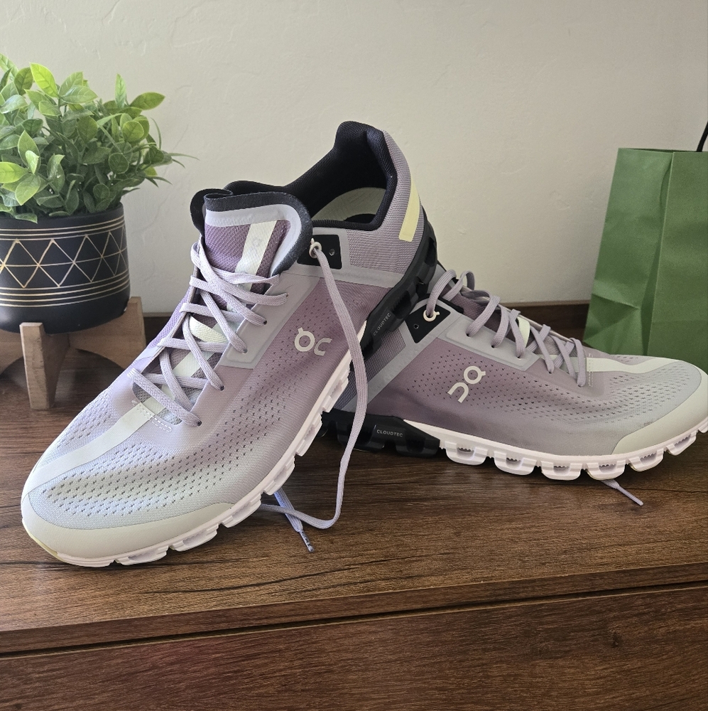On Running Men's Purple/White Running Shoes